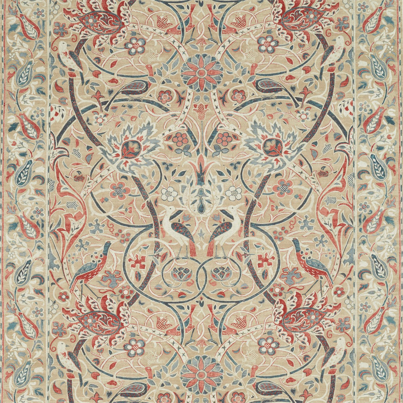 Bullerswood Fabric by Morris & Co. - DMA4226395 - Spice/Manilla