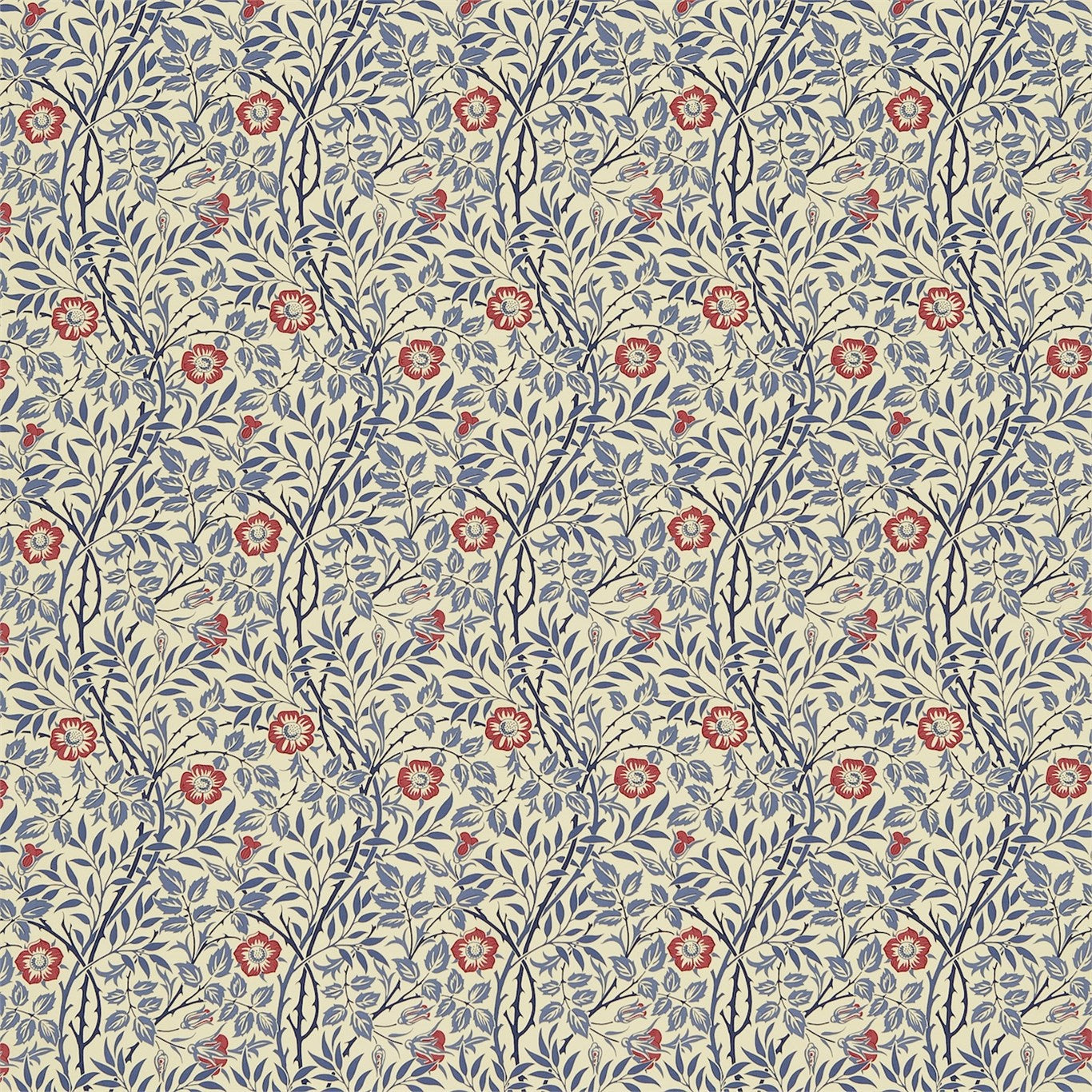 Sweet Briar Fabric by Morris & Co.
