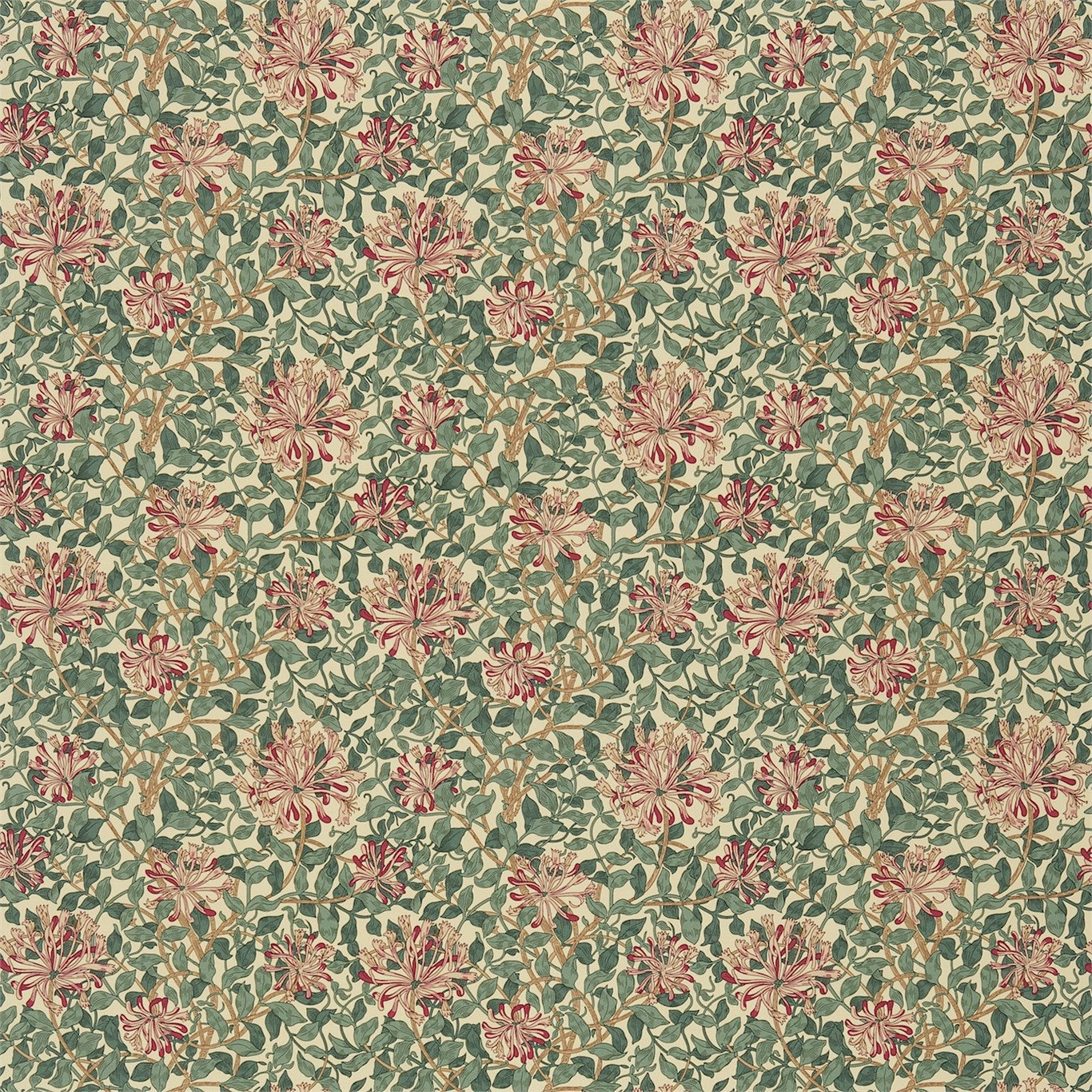 Honeysuckle Fabric by Morris & Co.
