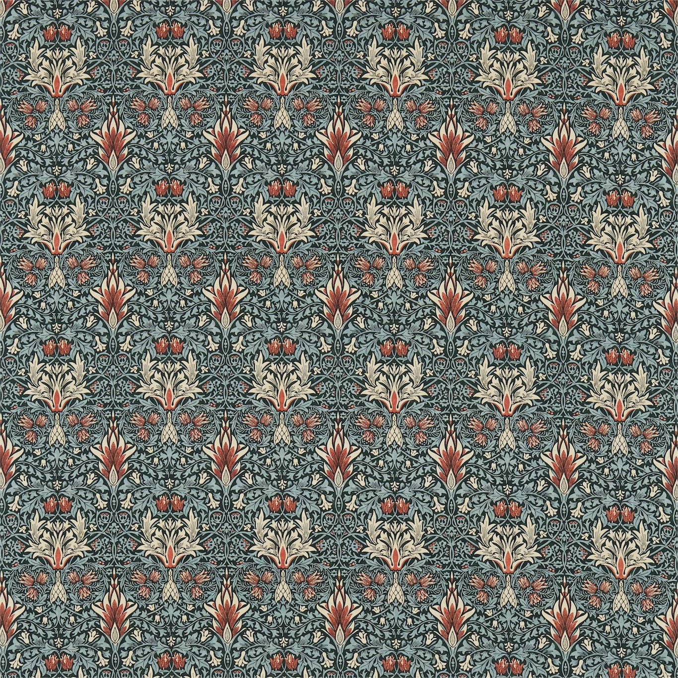 Snakeshead Fabric by Morris & Co.