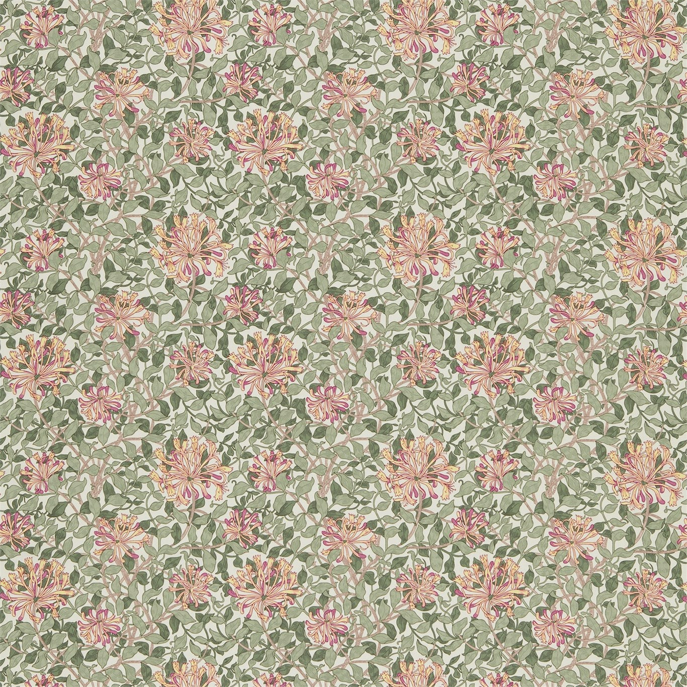 Honeysuckle Fabric by Morris & Co.