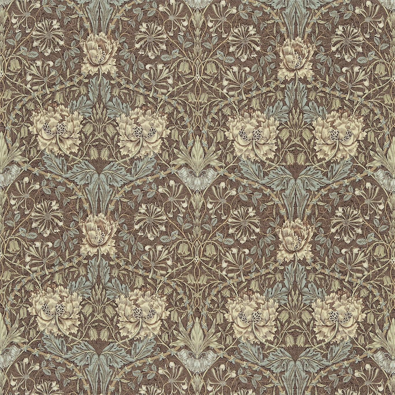 Honeysuckle & Tulip Fabric by Morris & Co.