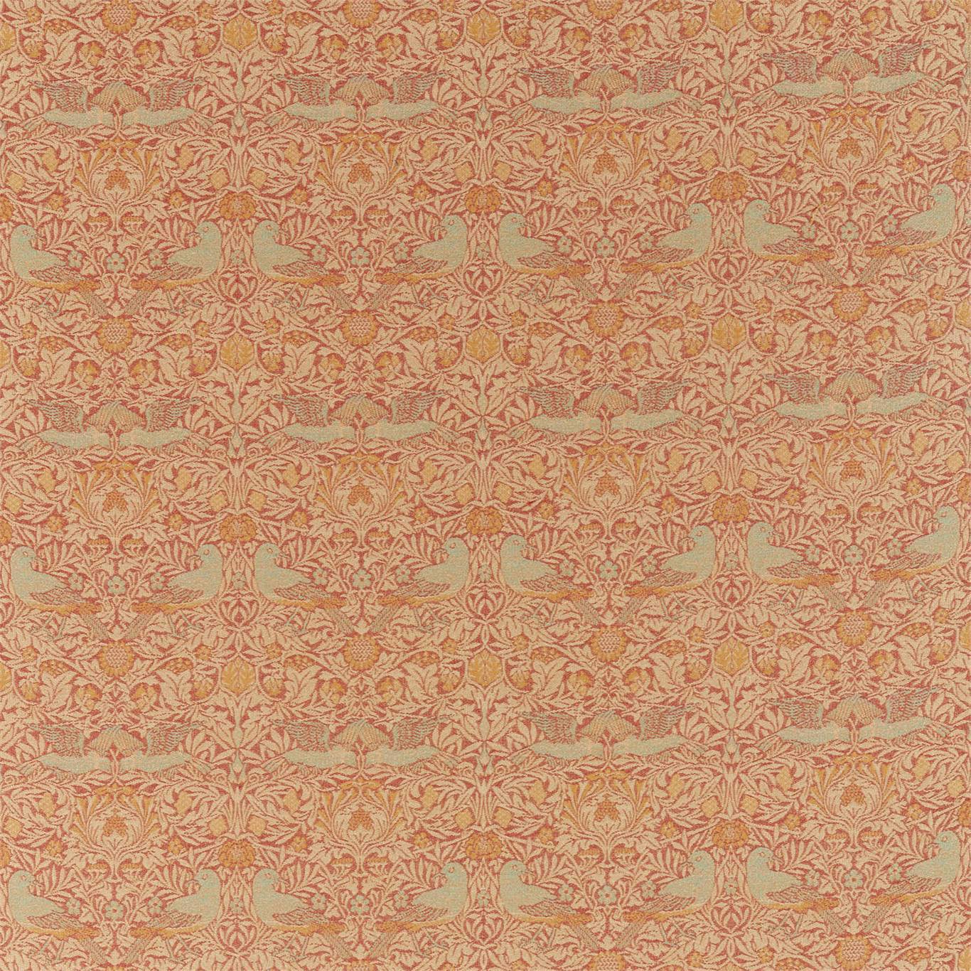 Bird Weave Fabric by Morris & Co. - DMLF236846 - Brick