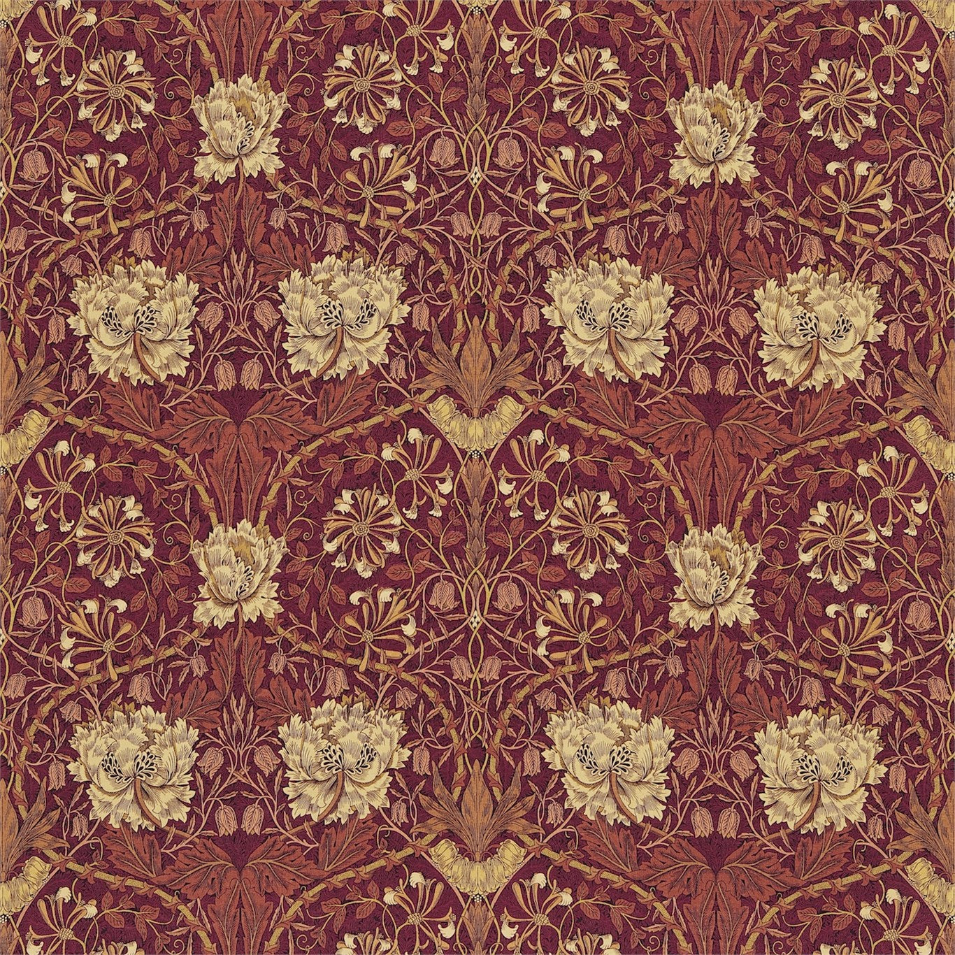 Honeysuckle & Tulip Fabric by Morris & Co.