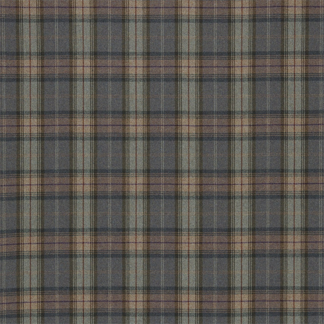 Woodford Plaid Fabric by Morris & Co.