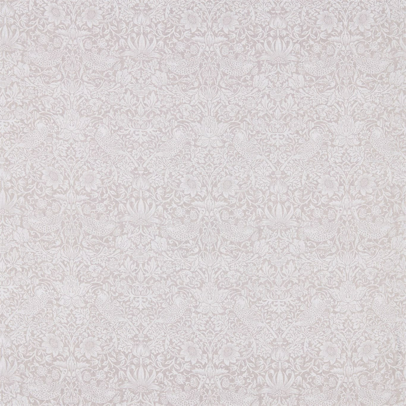Pure Strawberry Thief Fabric by Morris & Co.