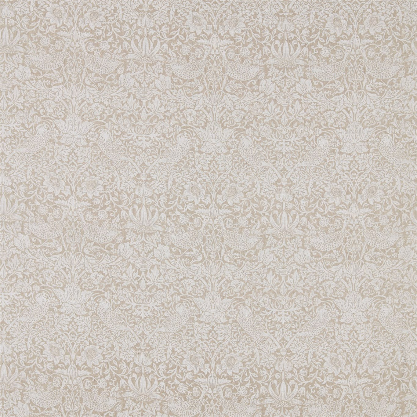Pure Strawberry Thief Fabric by Morris & Co.
