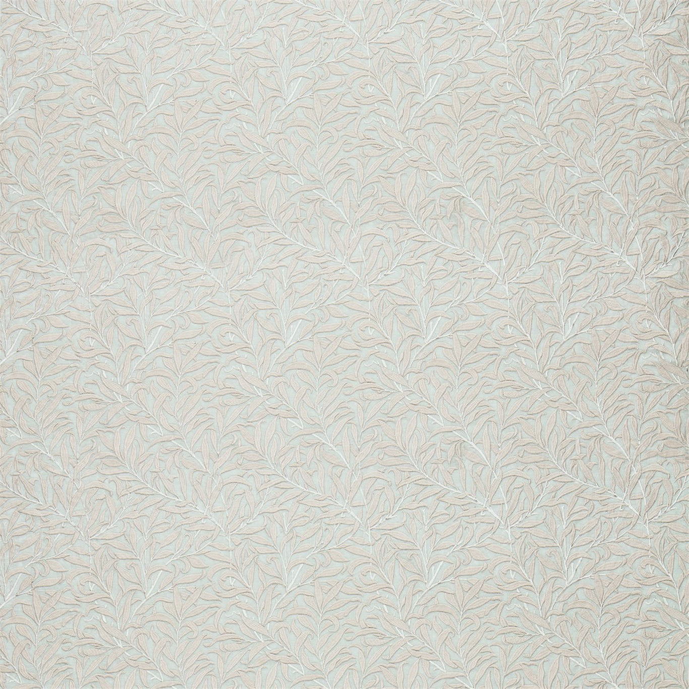 Pure Willow Bough Embroidery Fabric by Morris & Co.