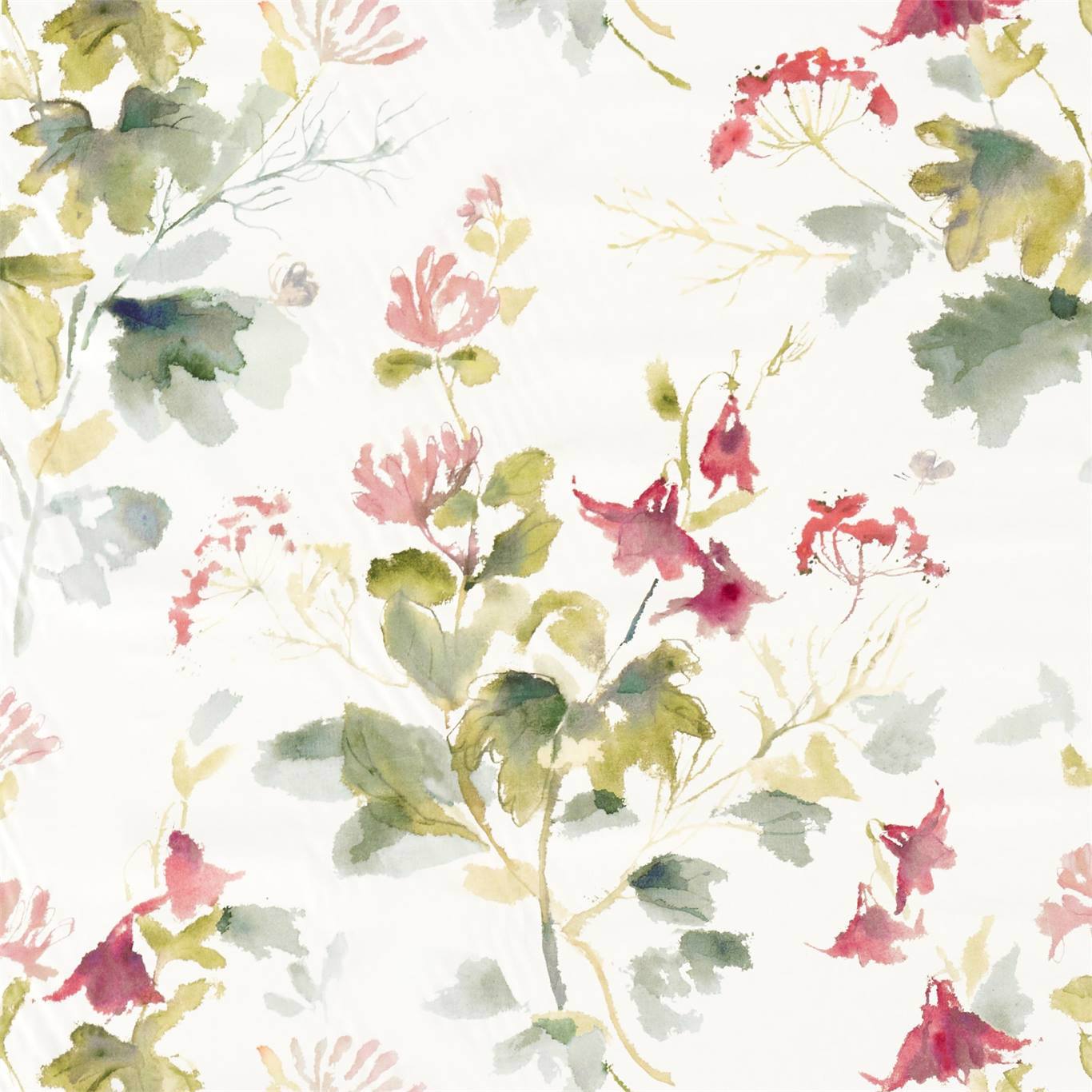 Honey Flowers Fabric by Sanderson