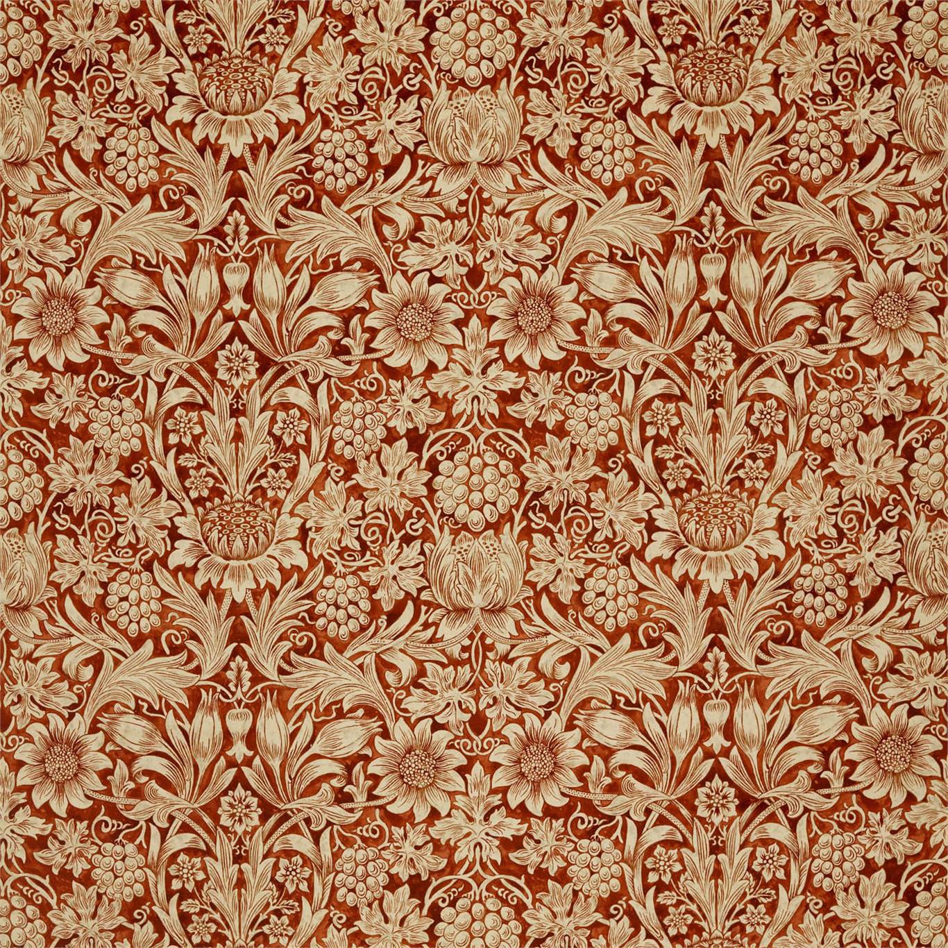 Sunflower Velvet Fabric by Morris & Co.