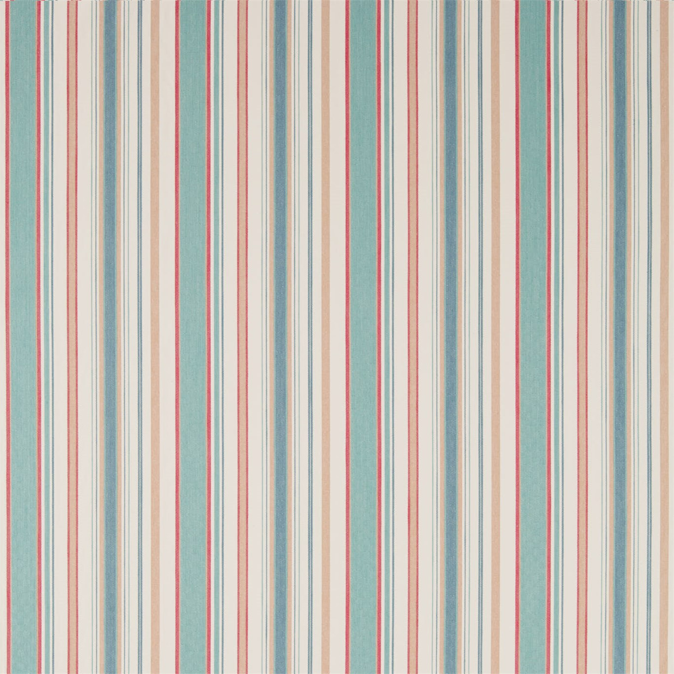 Dobby Stripe Fabric by Sanderson Home - DSCA235896 - Brick