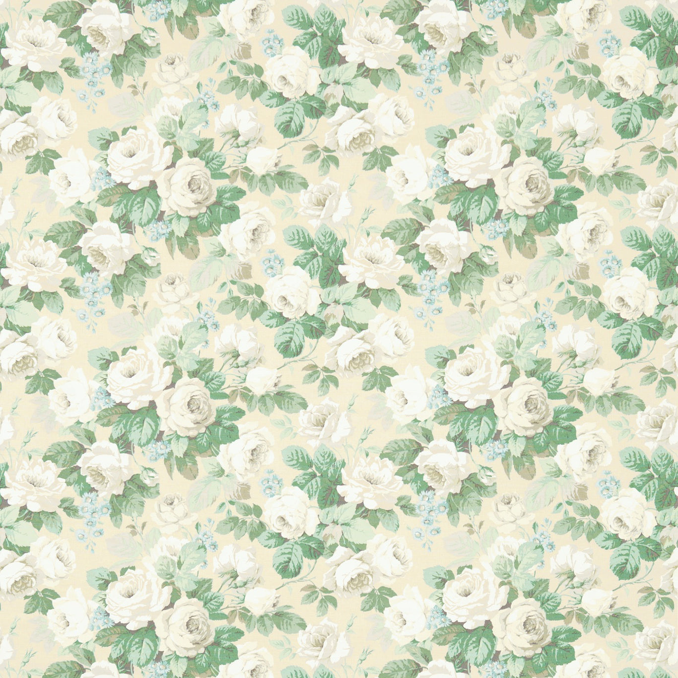 Chelsea Fabric by Sanderson - DVIN224318 - Sage/Ivory