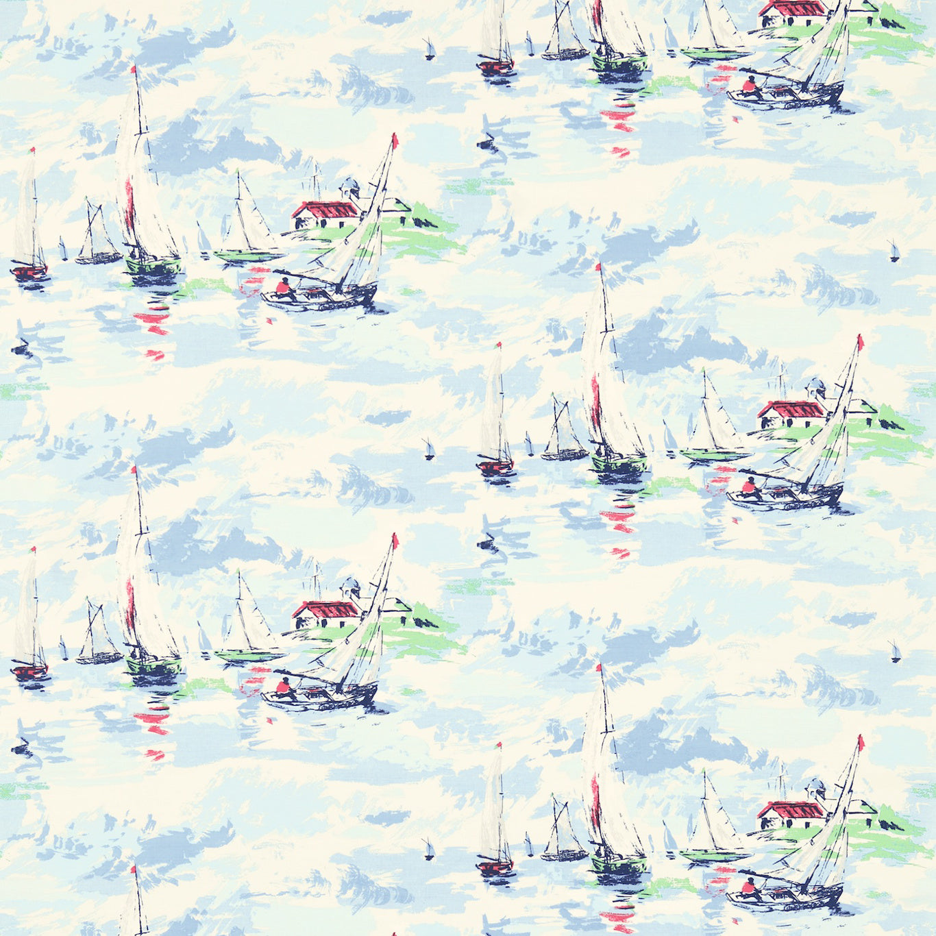 Sail Away Fabric by Sanderson