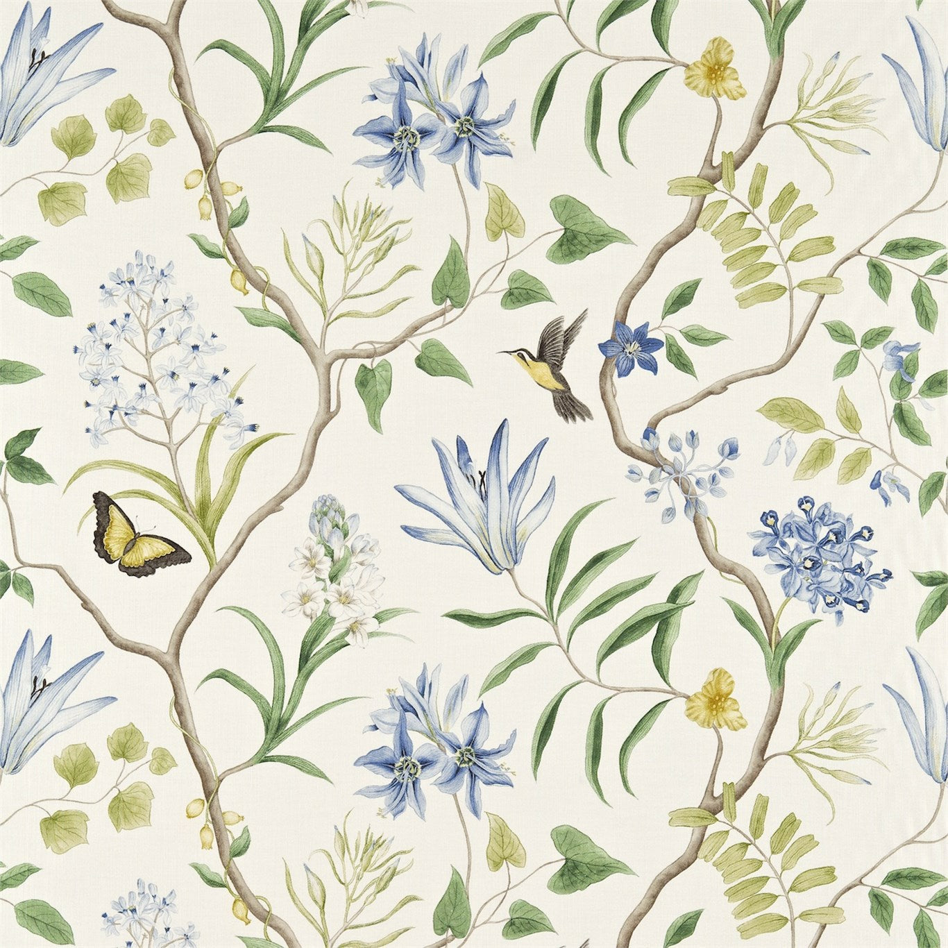 Clementine Fabric by Sanderson - DVOY223299 - Delft Blue