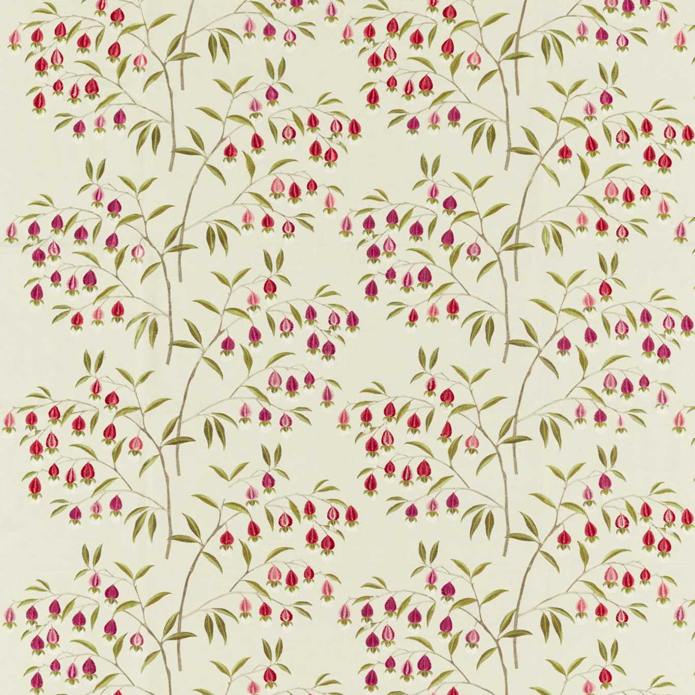 Chinese Lantern Fabric by Sanderson - DWAT237271 - Wild Plum