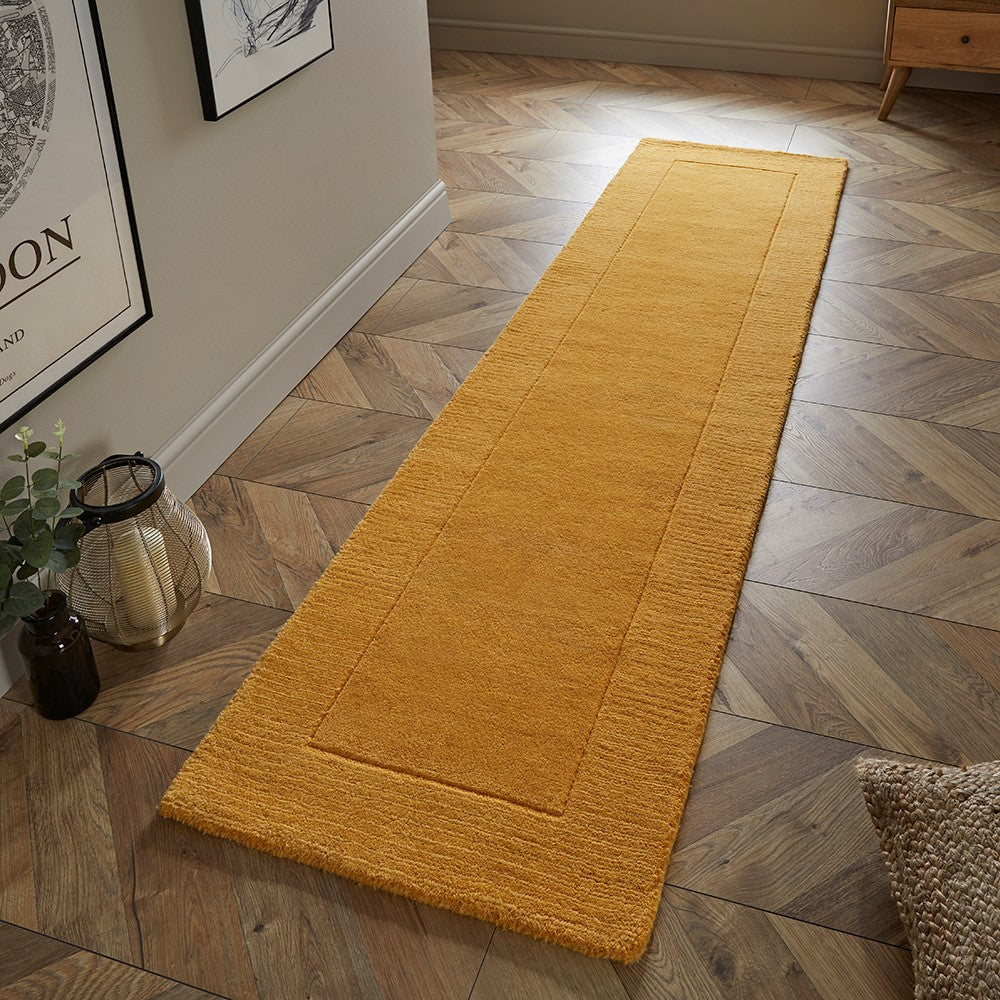 Esme Ochre Wool Runner