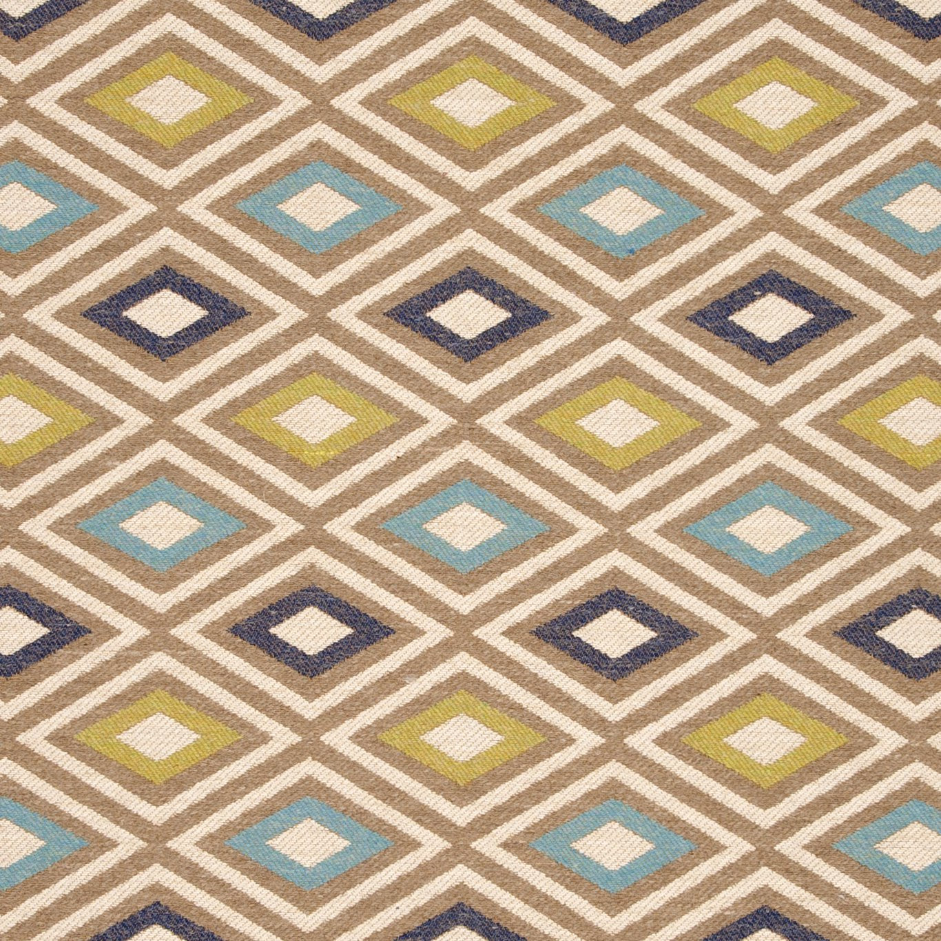Cherokee Fabric by Clarke & Clarke - F0808/05 - Indigo/Palm