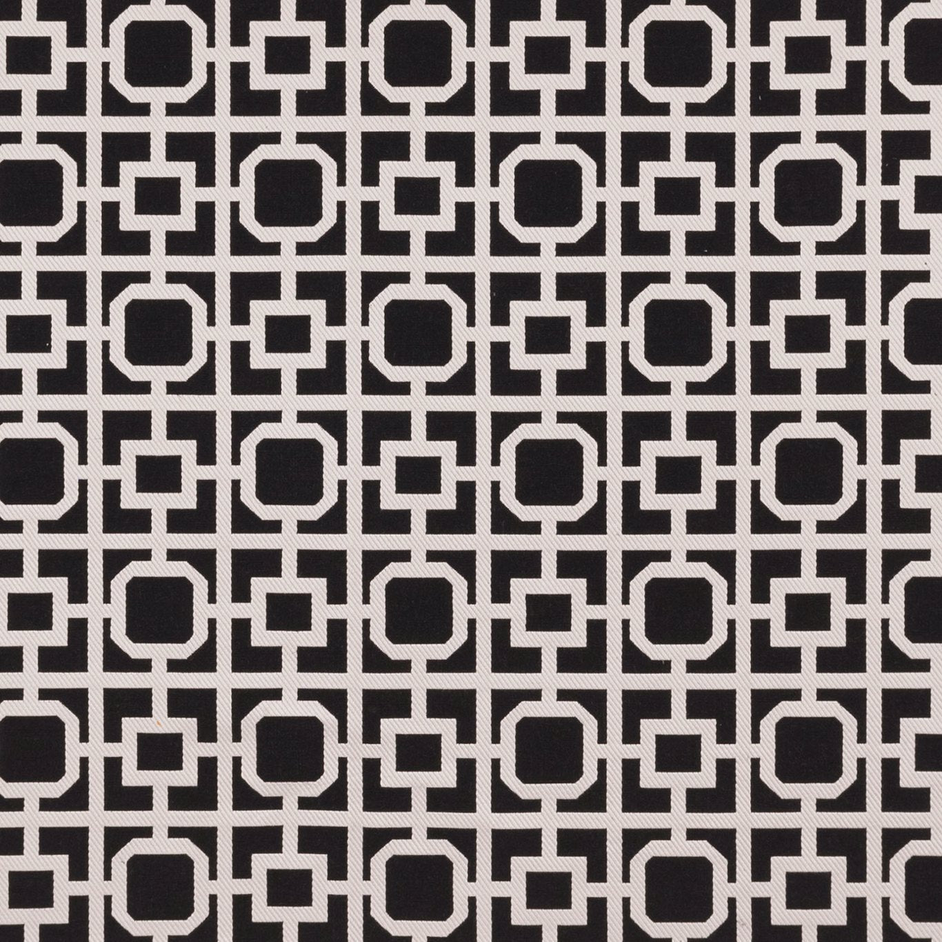 Bw1017 Fabric by Clarke & Clarke - F0890/01 - Black/White