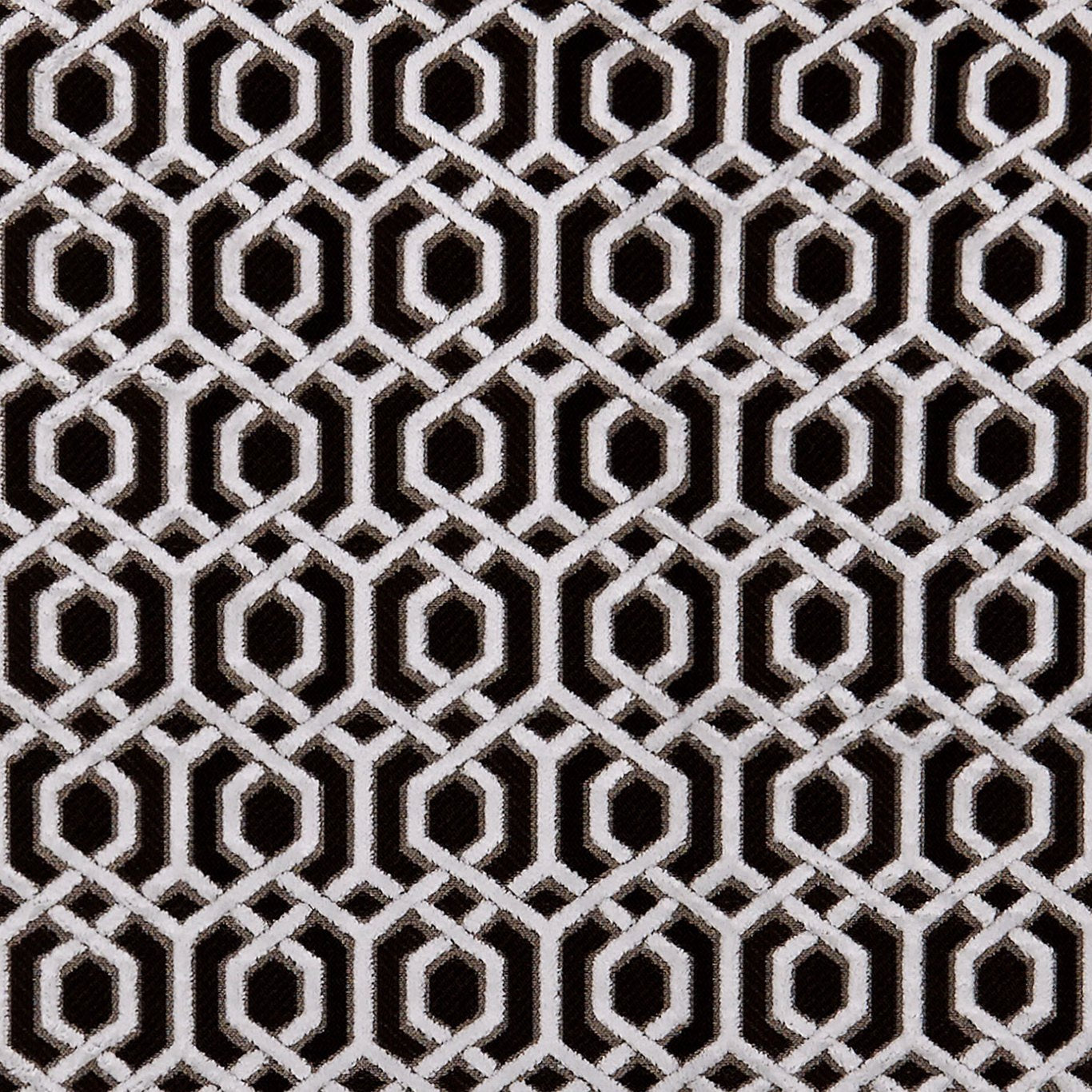 Bw1042 Fabric by Clarke & Clarke - F0944/01 - Black/White