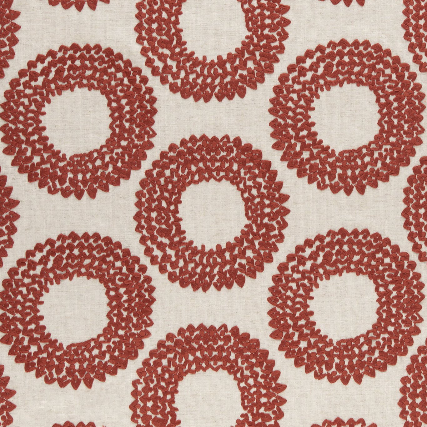 Dashiki Fabric by Clarke & Clarke - F0954/01 - Cinnabar