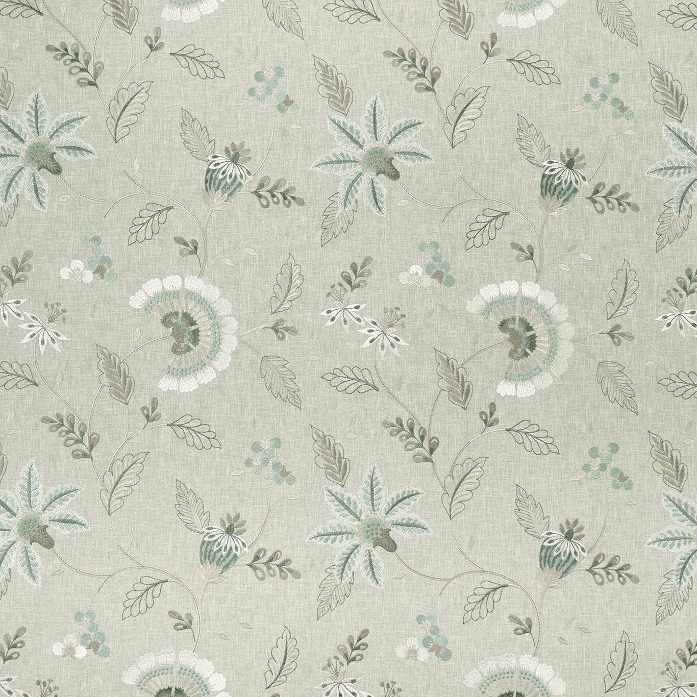 Delamere Fabric by Clarke & Clarke - F1004/02 - Duckegg
