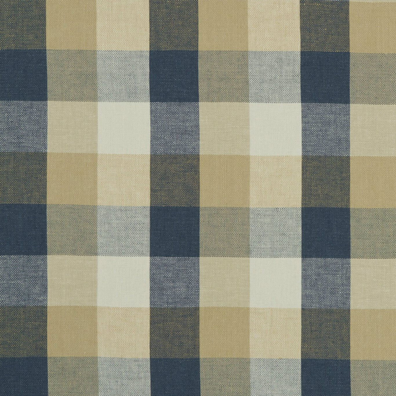 Austin Check Fabric by Clarke & Clarke - F1042/05 - Midnight