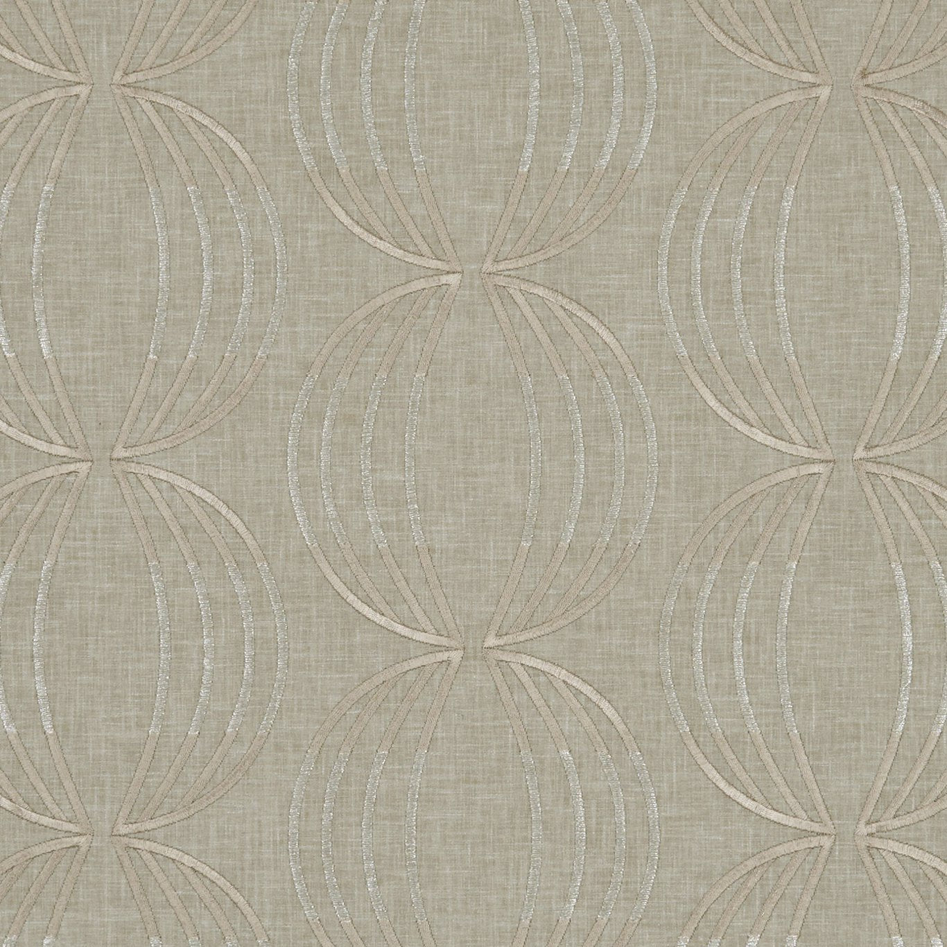 Carraway Fabric by Clarke & Clarke - F1070/03 - Linen