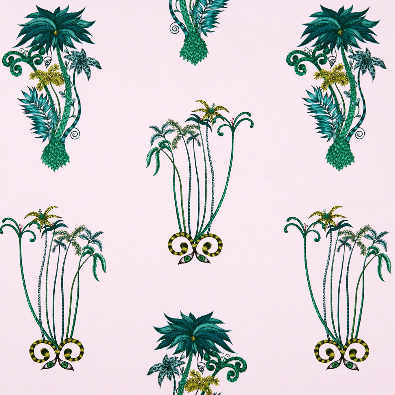 Jungle Palms Fabric by Emma Shipley