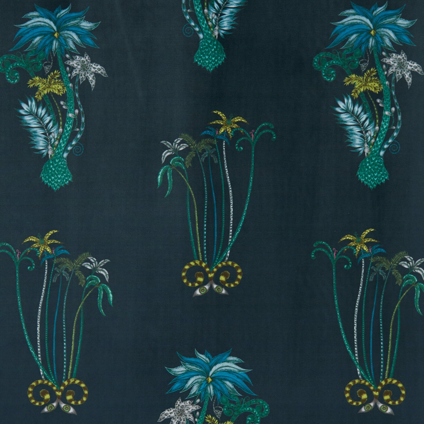 Jungle Palms Fabric by Emma Shipley