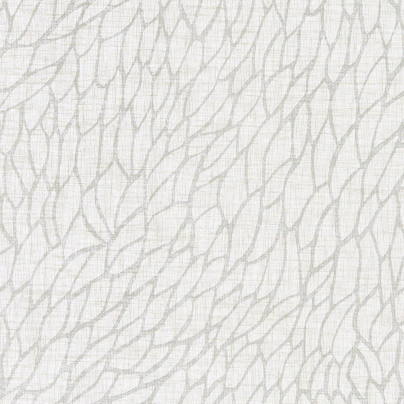 Corallino Sheer Fabric by Clarke & Clarke - F1278/01 - Chalk/Silver