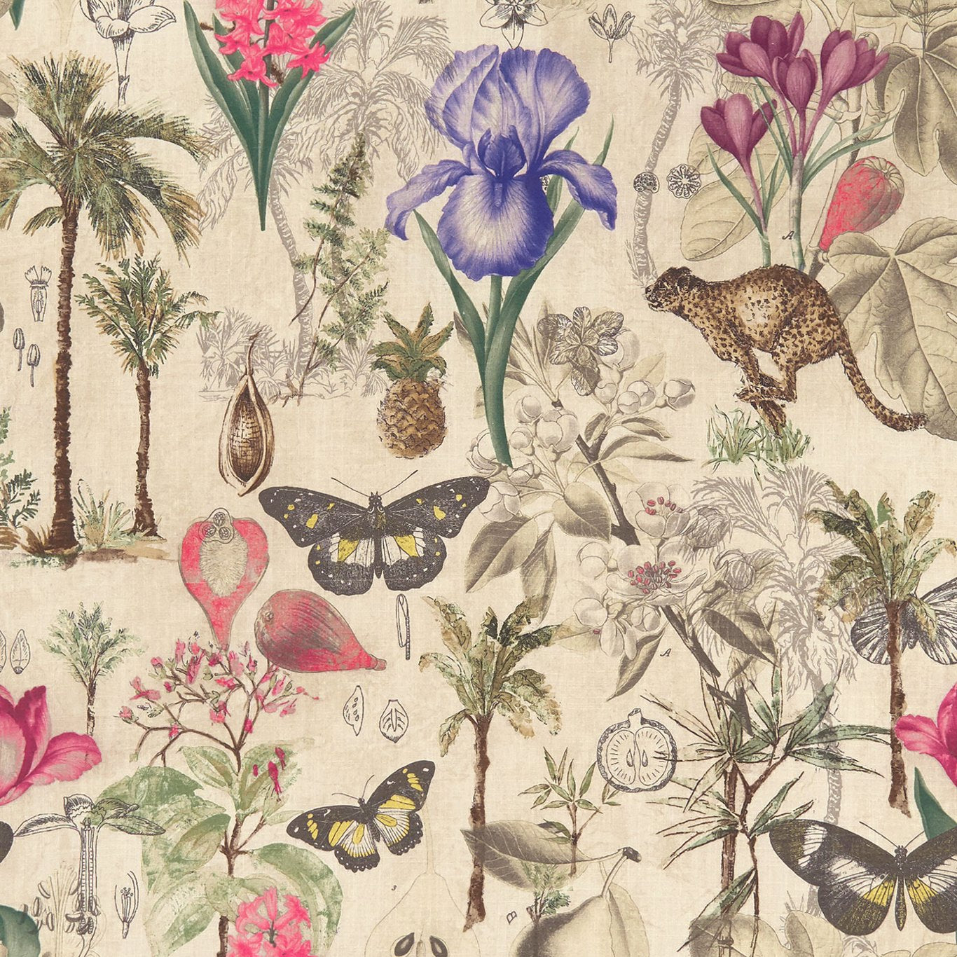 Botany Fabric by Clarke & Clarke - F1297/02 - Summer