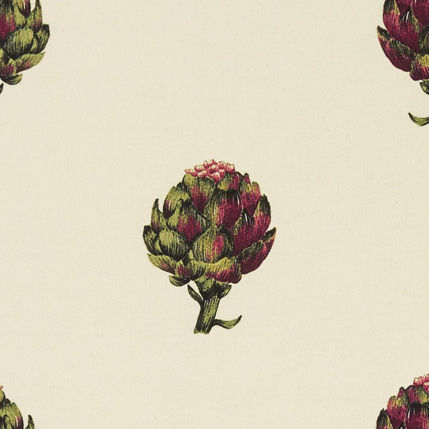 Artichoke Fabric by Clarke & Clarke - F1326/01 - Ivory