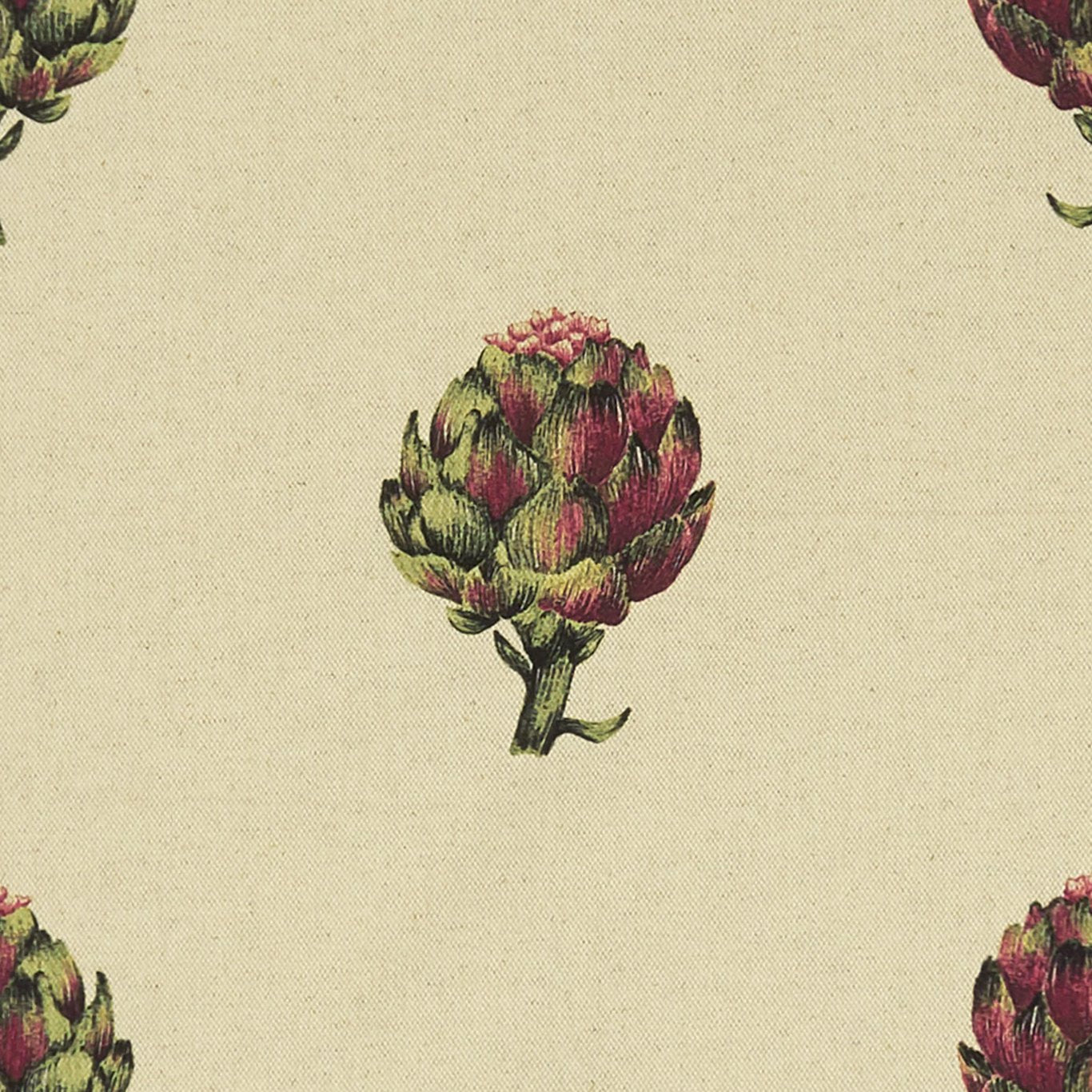 Artichoke Fabric by Clarke & Clarke - F1326/02 - Linen
