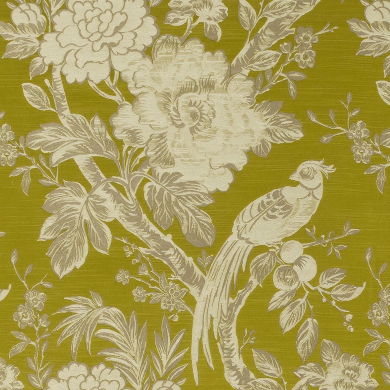 Avium Fabric by Clarke & Clarke - F1429/03 - Chartreuse