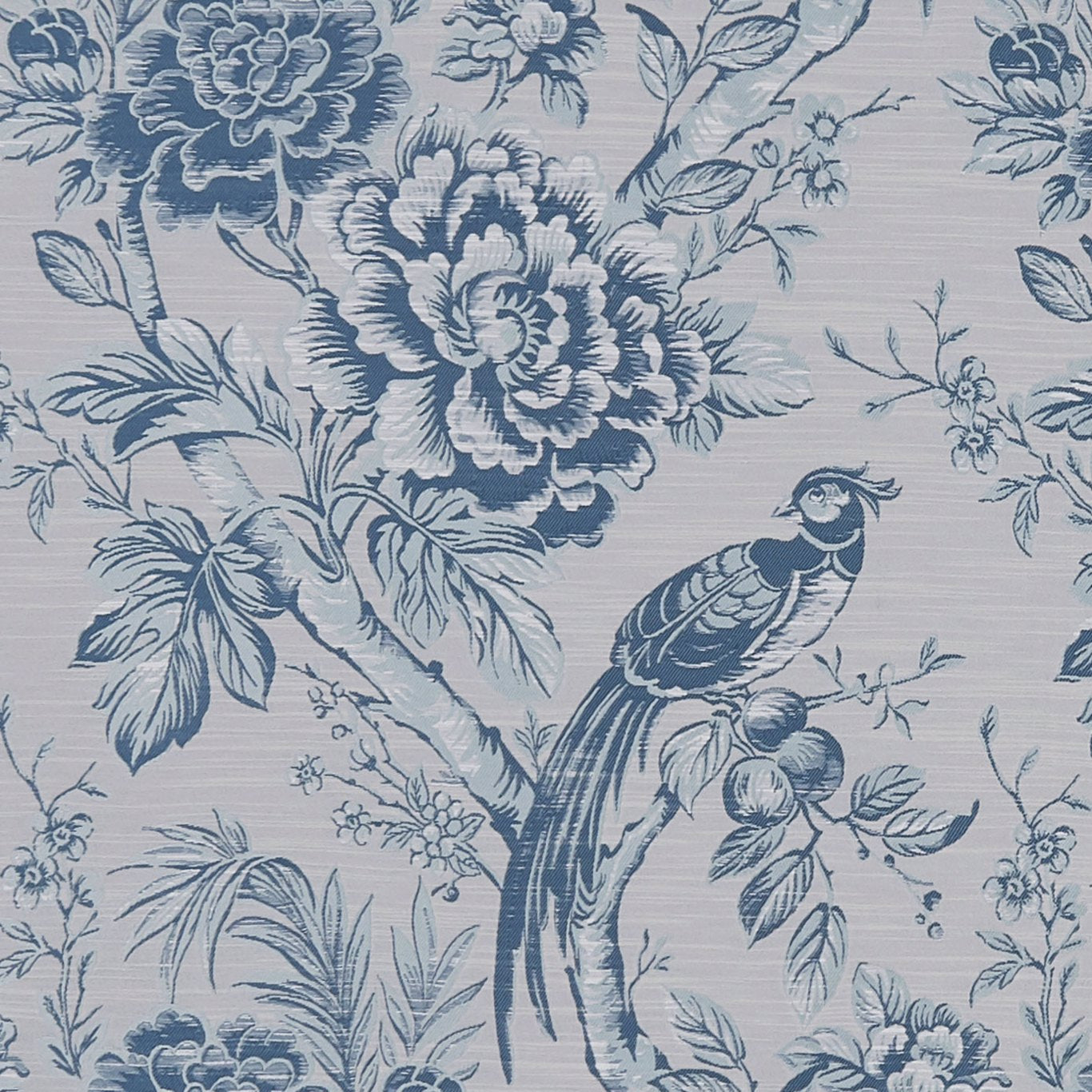 Avium Fabric by Clarke & Clarke - F1429/04 - Denim