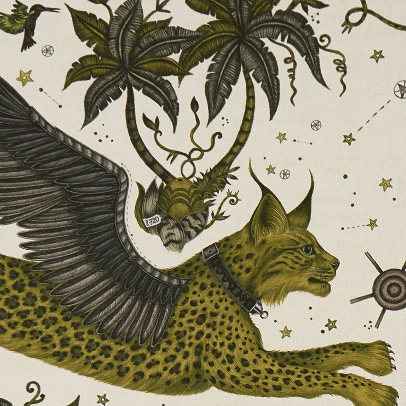 Lynx Fabric by Emma Shipley
