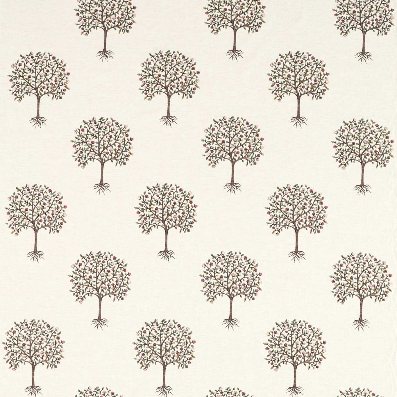 Bergamot Fabric by Clarke & Clarke - F1541/01 - Blush/Linen
