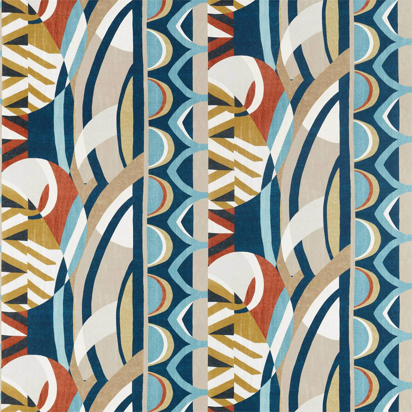 Atelier Fabric by Harlequin - HATL120795 - Ink / Sky / Stone