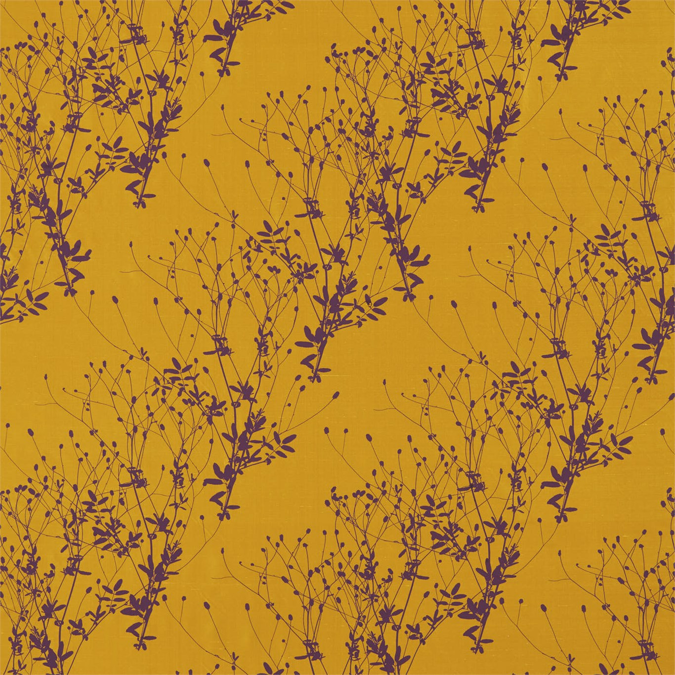 Burnet Fabric by Harlequin - HCLS120539 - Sunflower / Fig