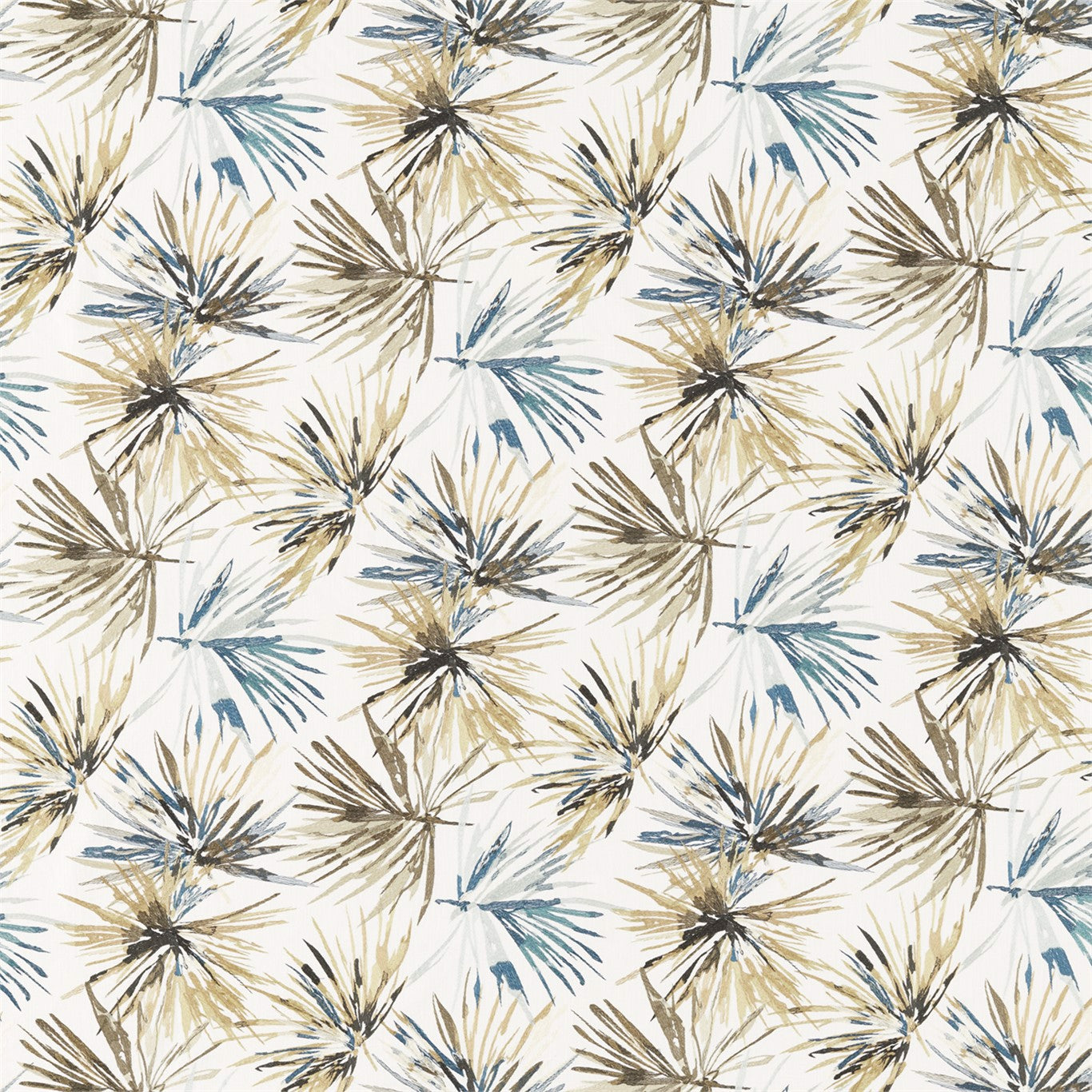 Aucuba Fabric by Harlequin - HMOE132239 - Ink/Gold