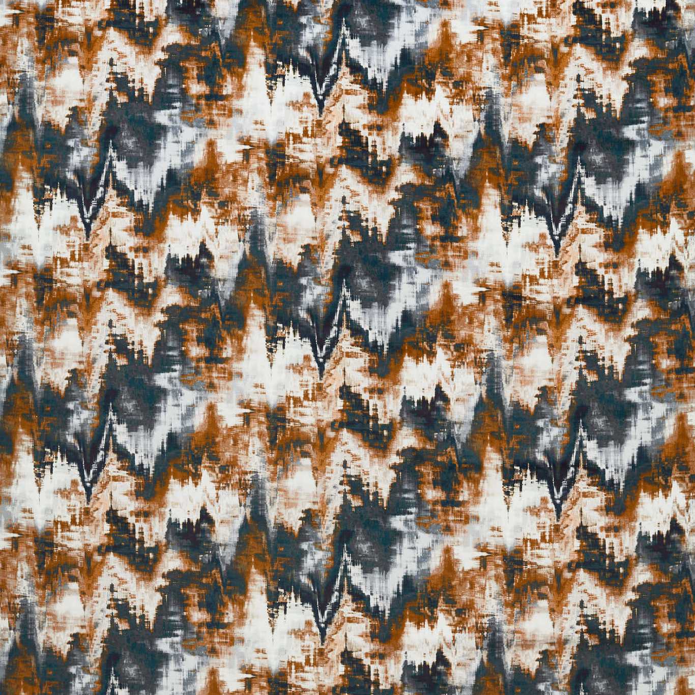 Distortion Fabric by Harlequin - HMTC120962 - Tobacco/Slate/Clay