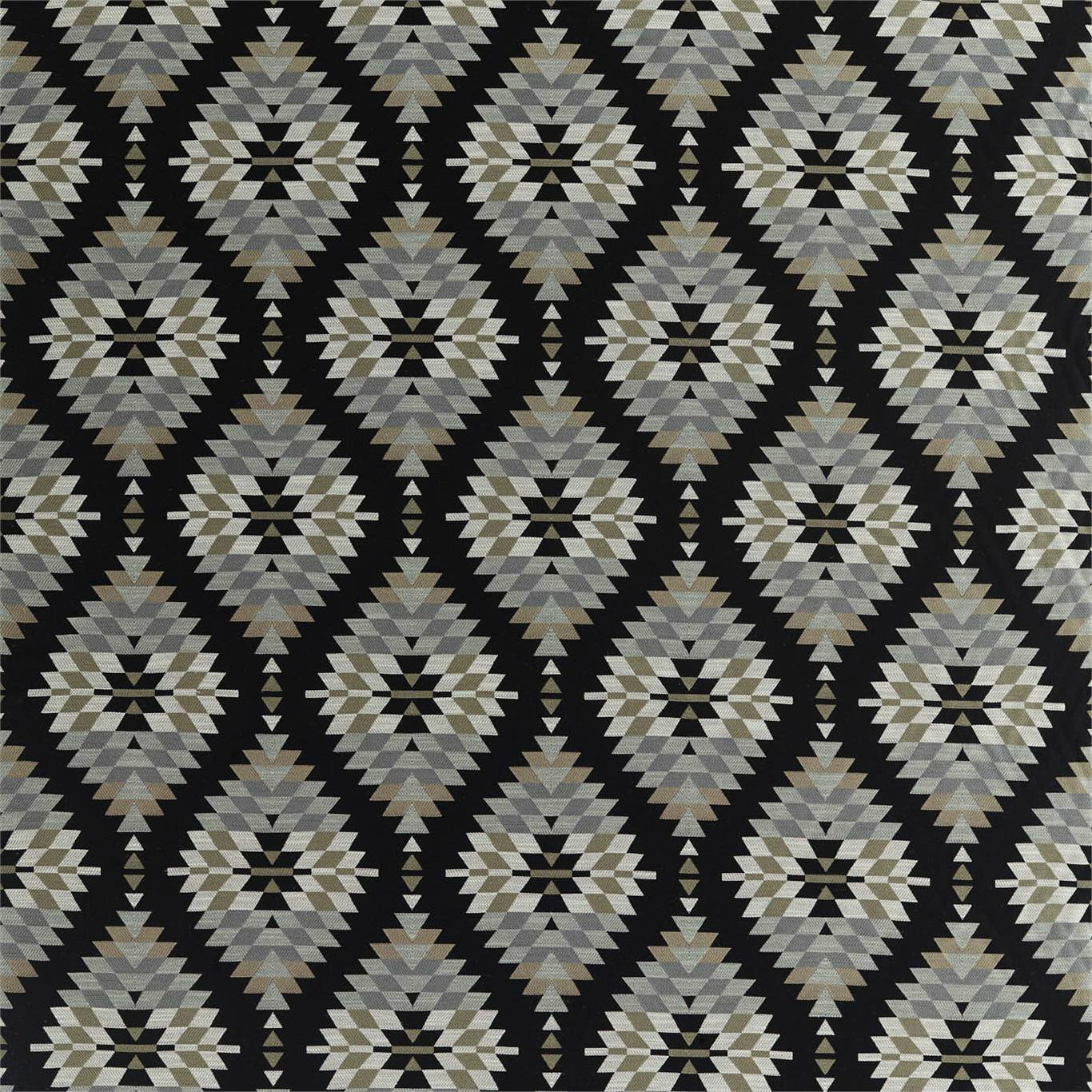 Elwana Fabric by Harlequin - HMUC133079 - Onyx/Jute/Stone