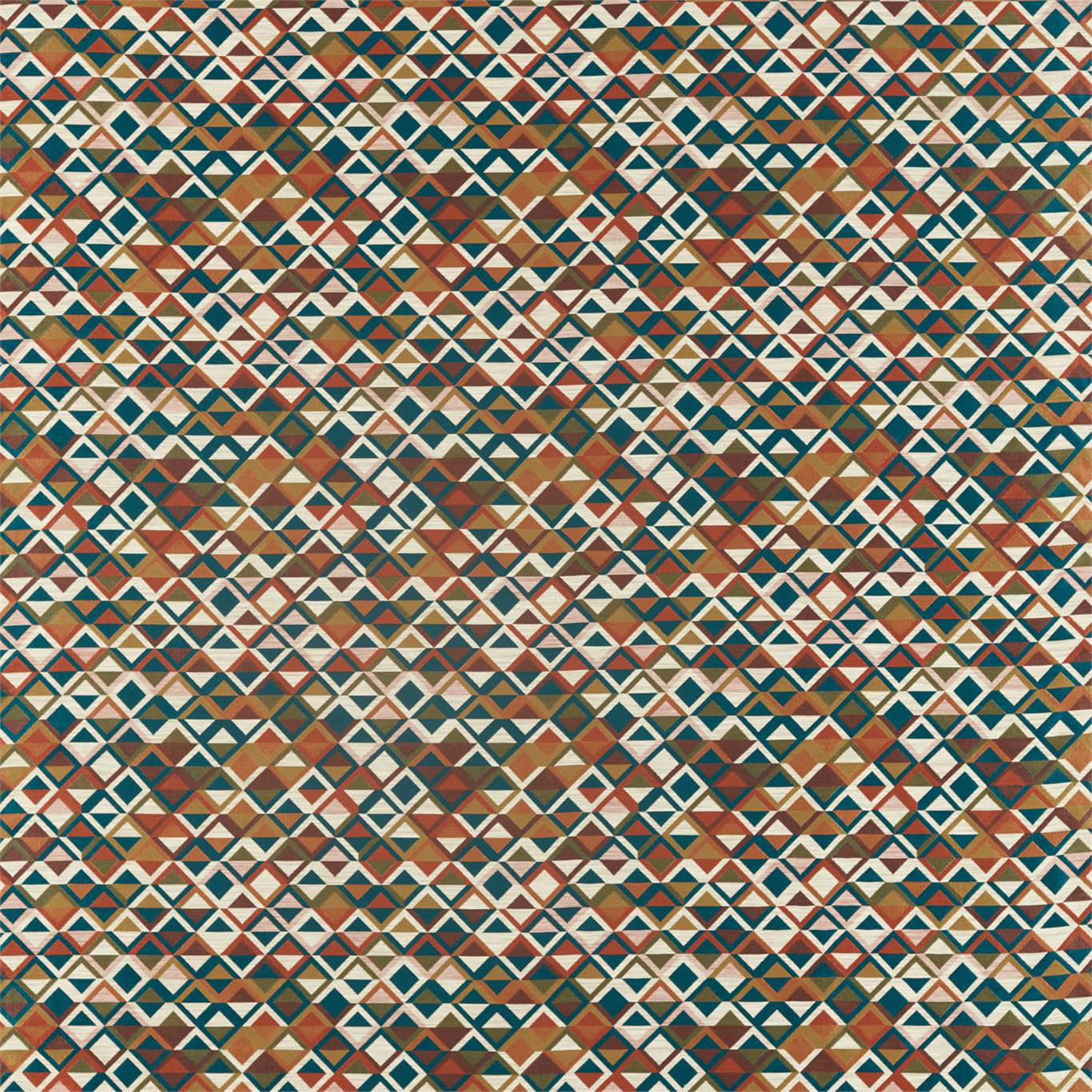 Boka Fabric by Harlequin - HSAF132955 - Sapphire / Russet / Gold