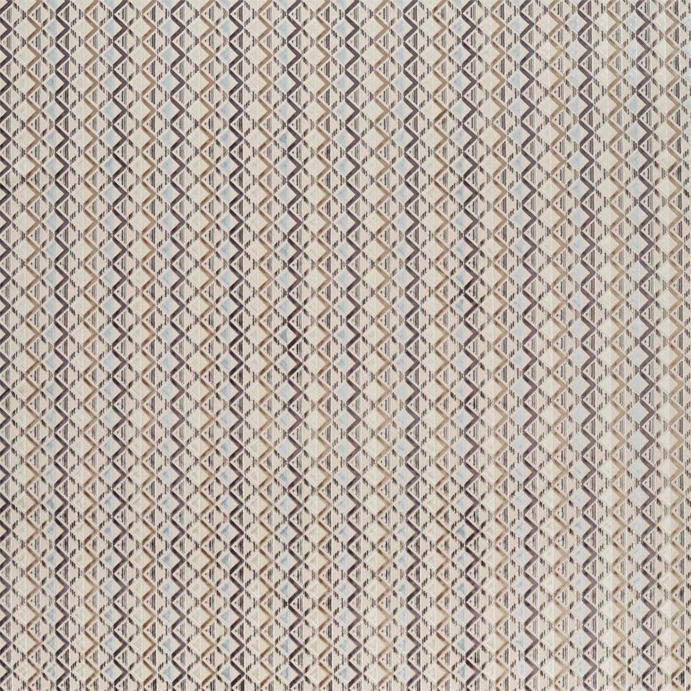 Boka Velvet Fabric by Harlequin - HVVC132975 - Graphite/Glacier