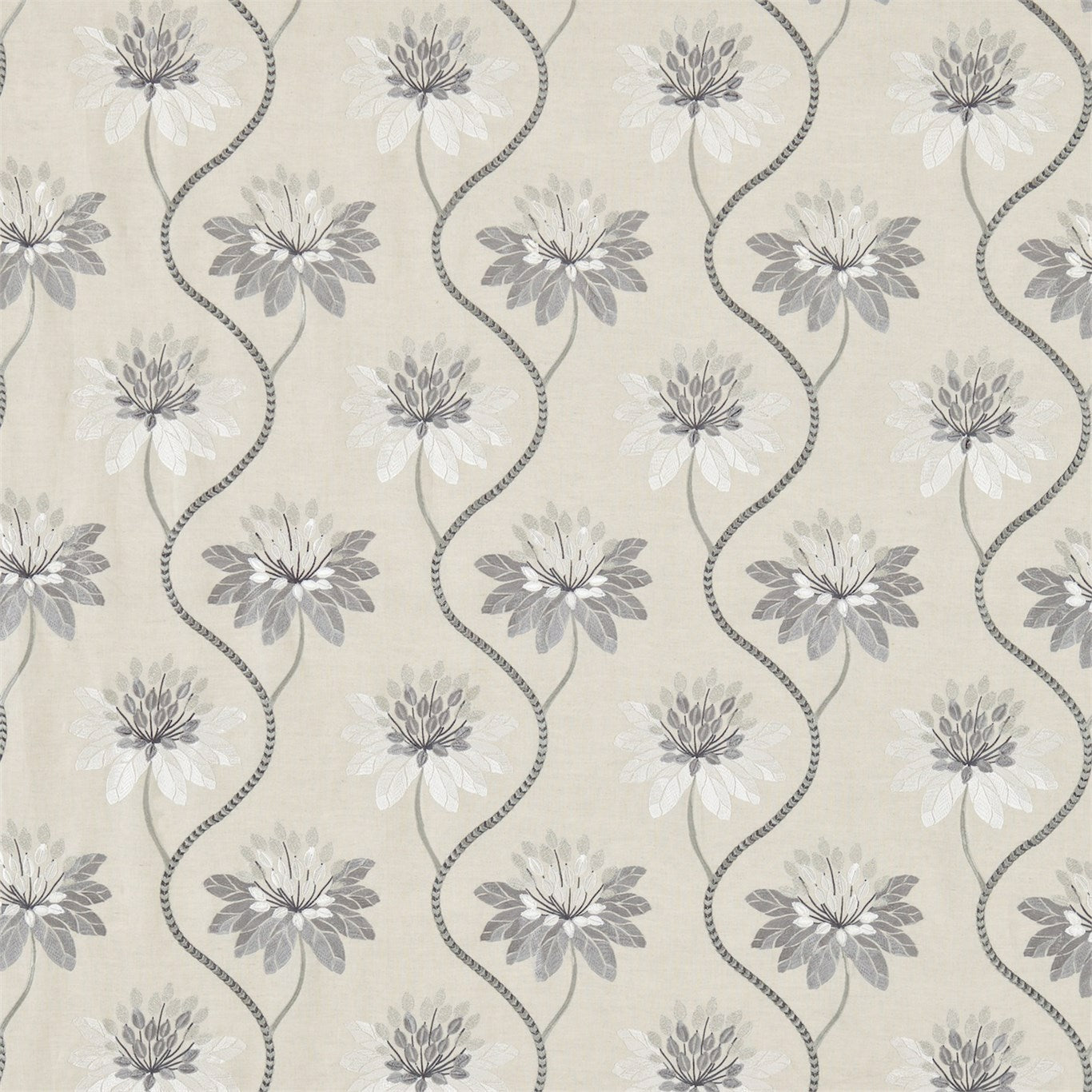 Eloise Fabric by Harlequin - HWHI131541 - Dusty Blue