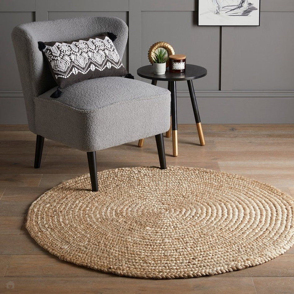 Heaton Natural Jute Circle Rug