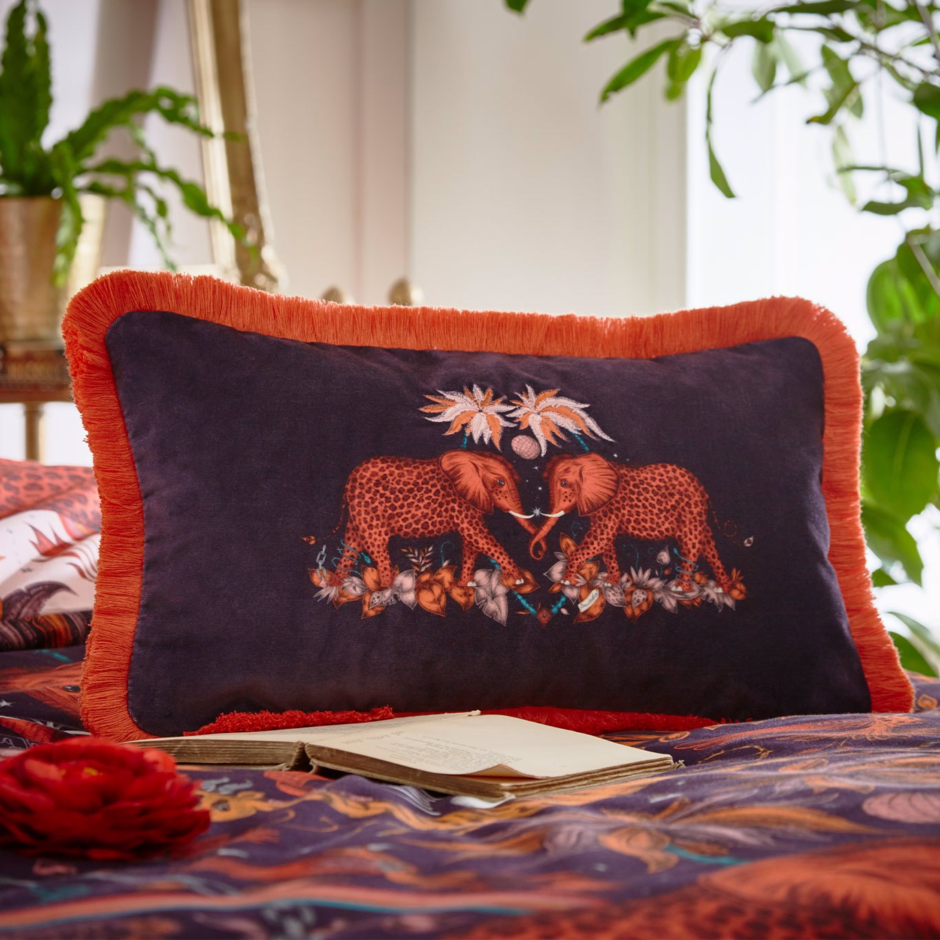 Zambezi Wine Boudoir Cushion (M2051/04)