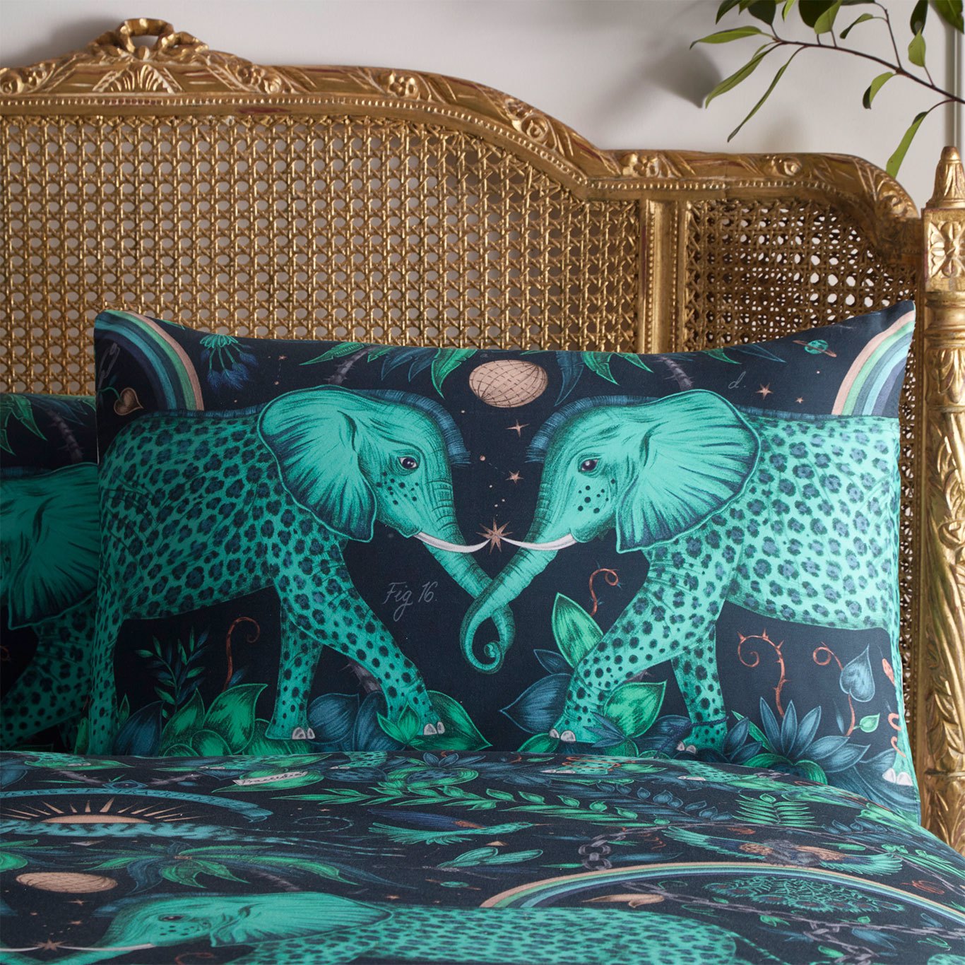 Zambezi Teal Standard Pillowcase Pair (M2056/01)
