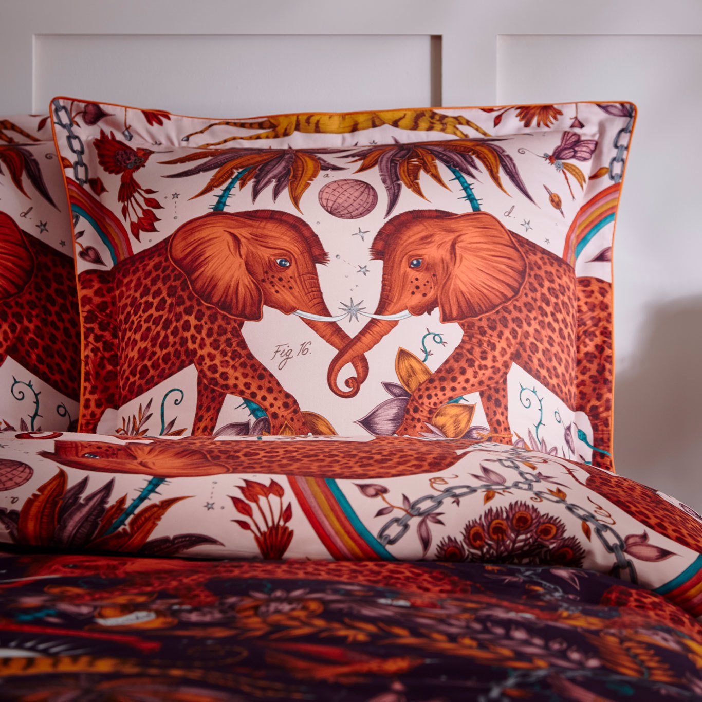 Zambezi Wine Square Pillowcase (M2071/02)