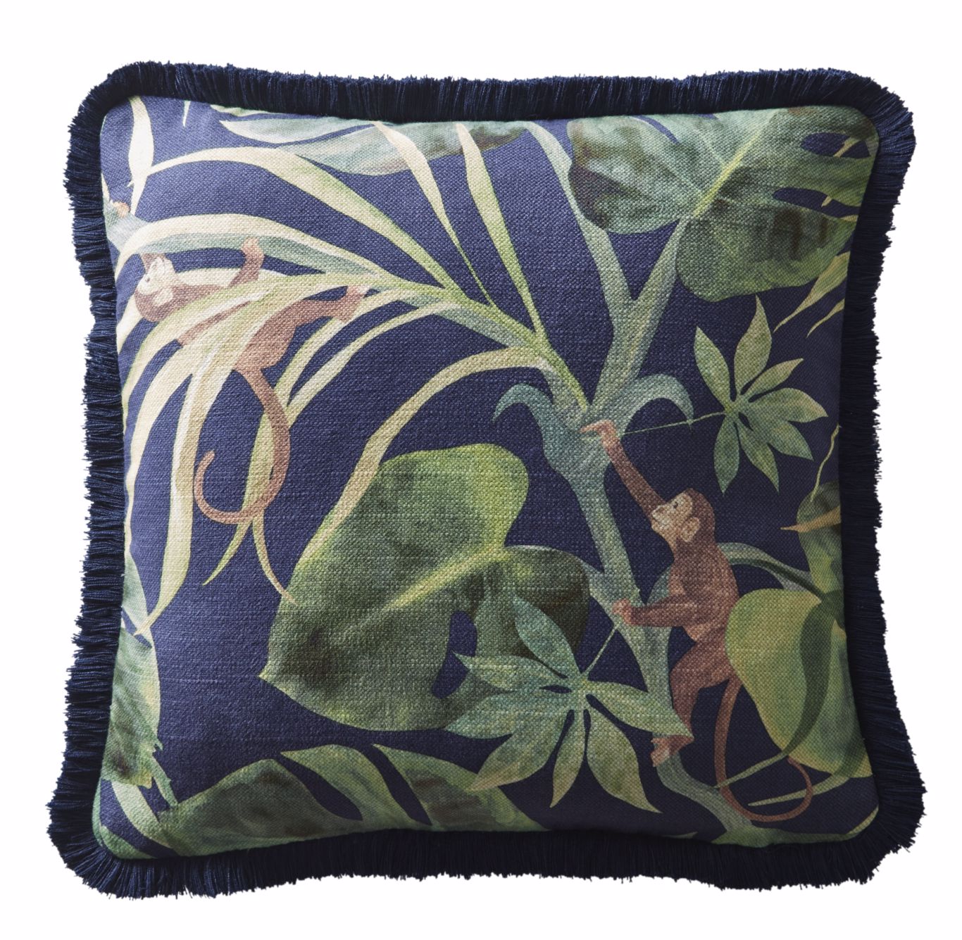 Monkey Business Filled Cushion 43 x 43cm By Clarke & Clarke (M2224/01)